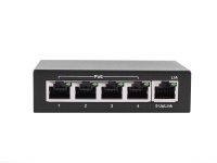 HUB-CNET CSH-504FP 5 PORT 10/100 POE 65W YÖNET.MEZ SWİCH METAL KASA - 1